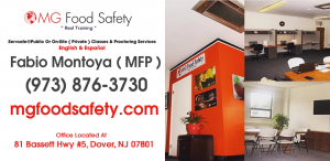 Private ServSafe Food Safety Classes Montclair New Jersey